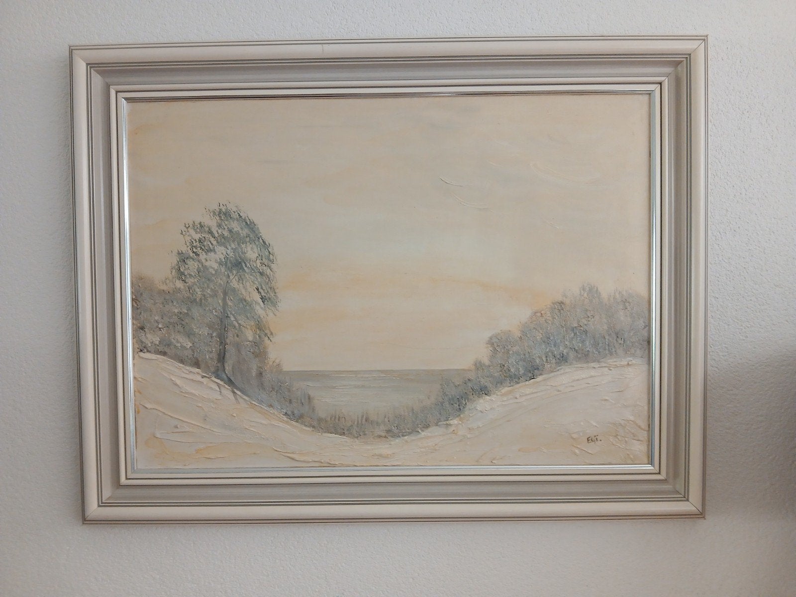 schilderij  olieverf op doek van Elfi, Ophalen
