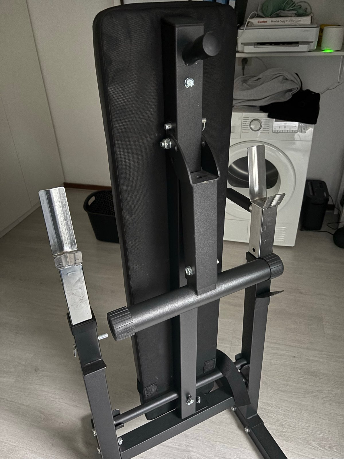 Gorilla Sports Halterset 100kg + Fitnessbank, Sport en Fitness, Ophalen, Gebruikt, Armen, Halterset