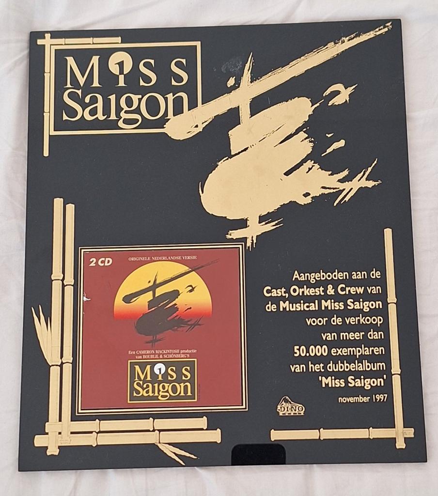 Award Musical Miss Saigon, Ophalen of Verzenden, Zo goed als nieuw