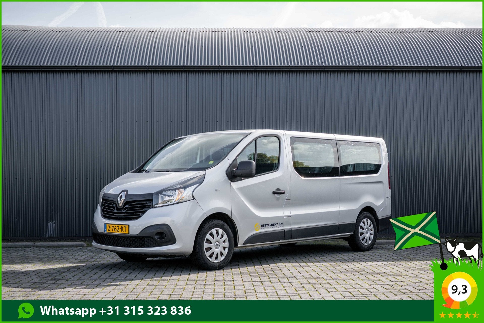Renault Trafic Passenger 1.6dCi 9-Pers L2H1 | Incl. BPM, BTW, Voorwielaandrijving, Stof, Gebruikt, 2000 kg