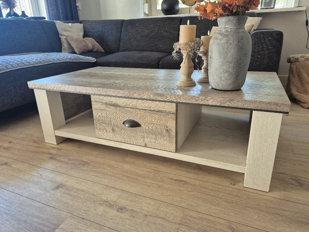 Woonkamerset, Ophalen, Zo goed als nieuw, Landelijk, 4 tot 6 stoelen