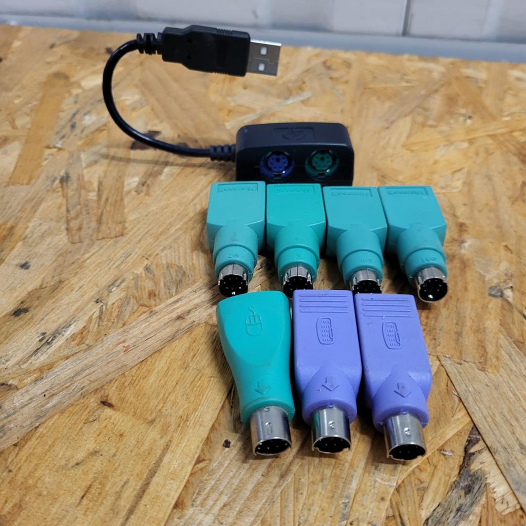 PS/2 naar USB Adapter & Verloopstukken Set, Computers en Software, Ophalen of Verzenden, Gebruikt