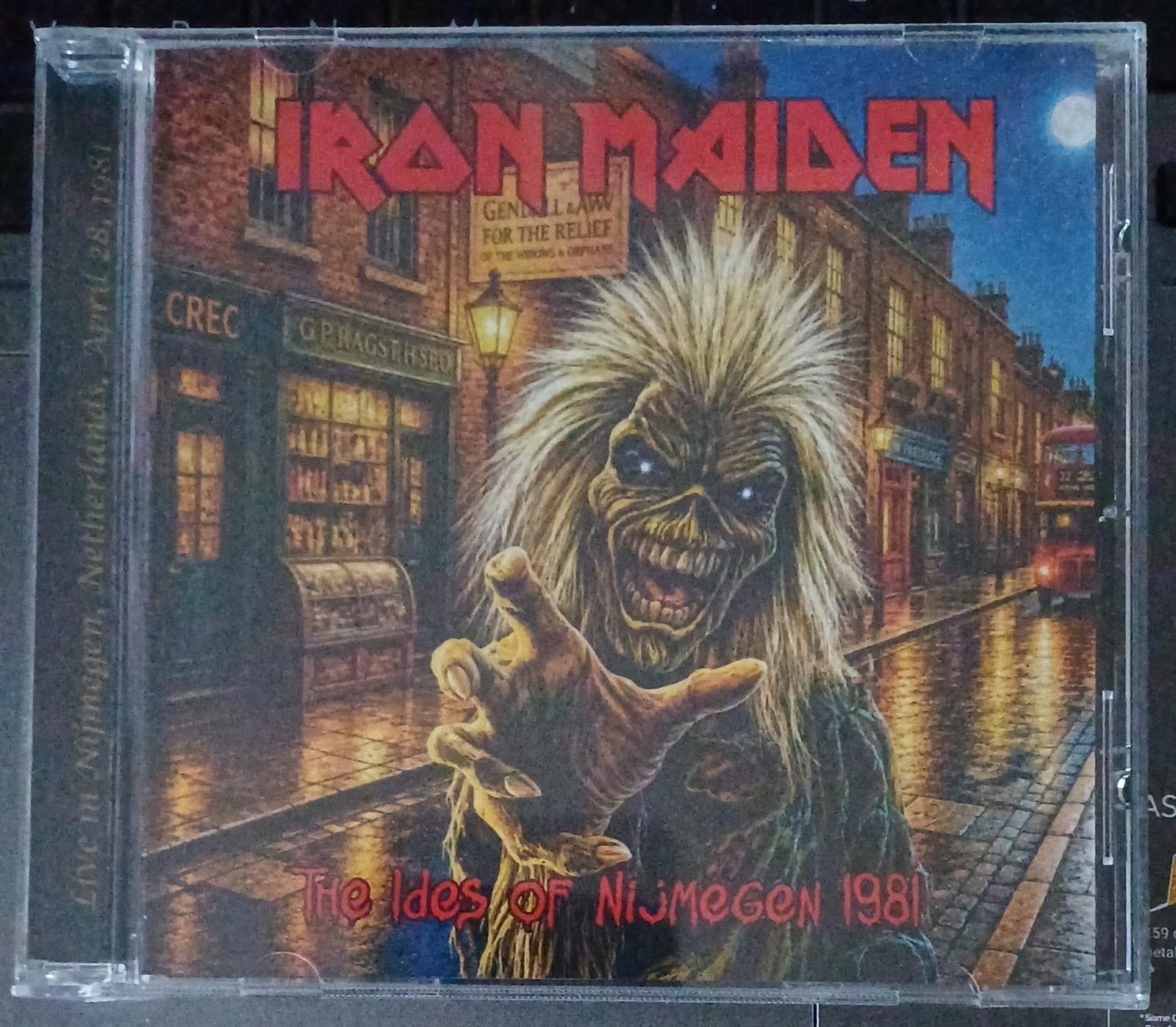 Iron Maiden - The Ides of Nijmegen 1981 (Live CD), Ophalen of Verzenden, Zo goed als nieuw, Heavy metal, Album