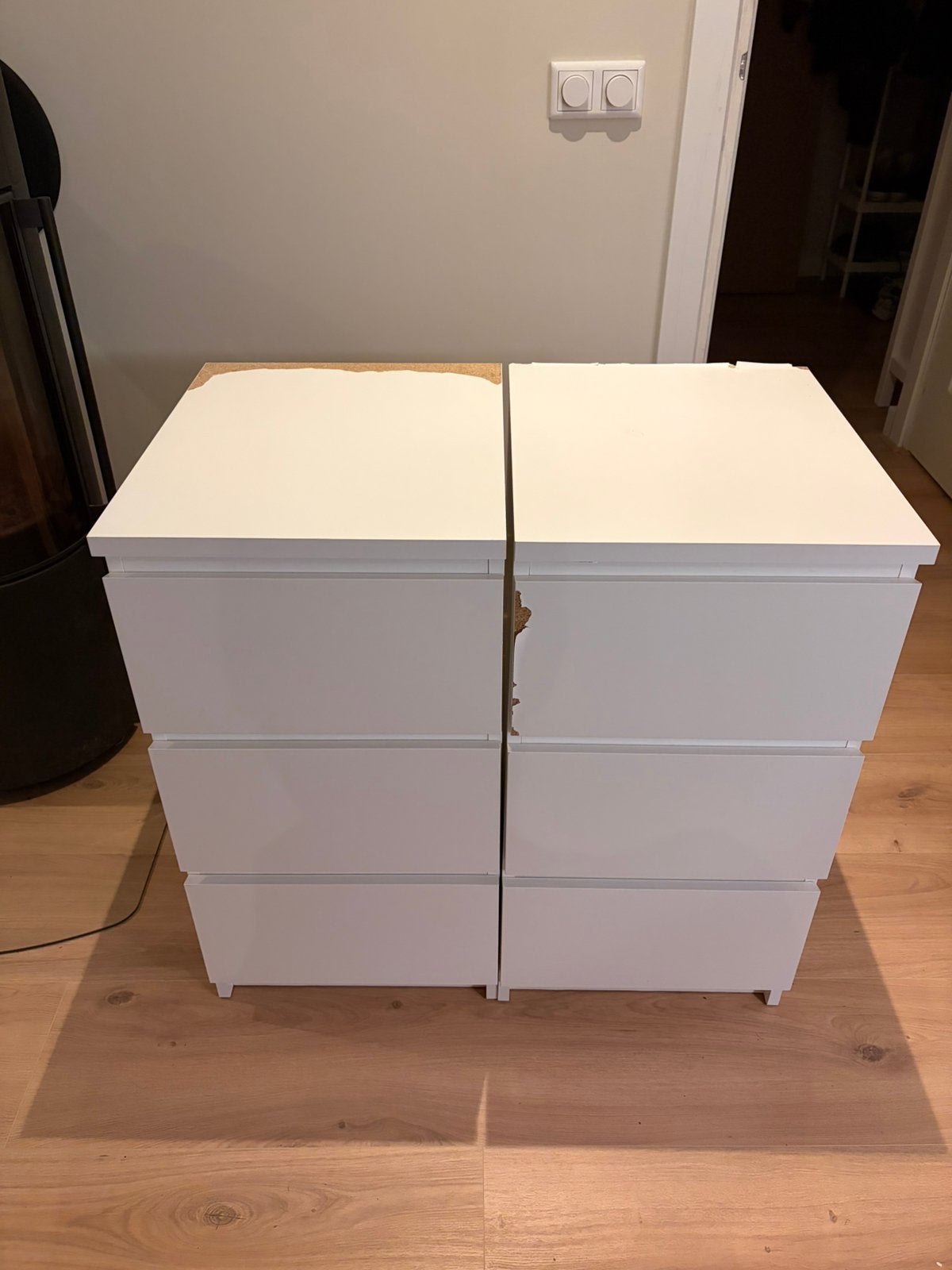 Ikea malm commodes, Ophalen, Gebruikt, 50 tot 100 cm, Minder dan 100 cm