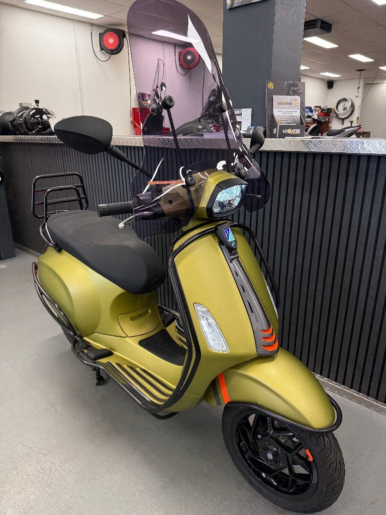 Vespa Sprint S Elettrica Brom 2025 Beugels Windscherm 490KM, Ophalen, Overige modellen, Maximaal 45 km/u, Elektrisch