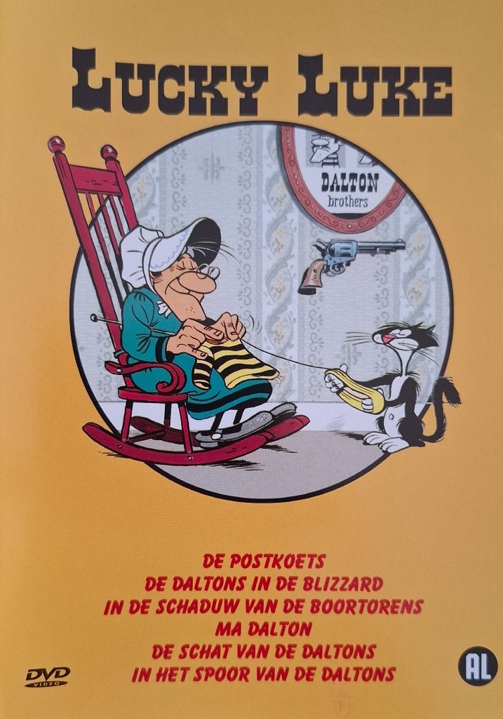 Lucky Luke De Postkoets Tenderfoot Witte Ridder Jesse James, Animatie, Verzamelbox, Alle leeftijden, Zo goed als nieuw