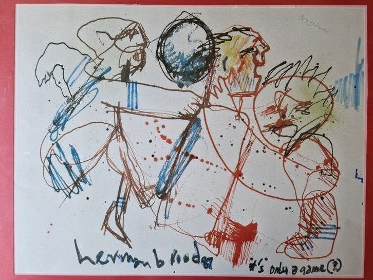 Prent van Herman Brood, Ophalen of Verzenden, Voor 1940