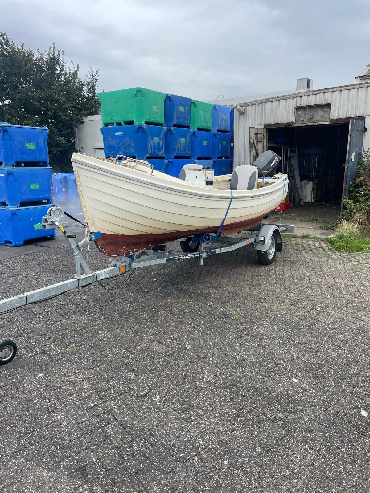 Orkney Longliner 16 met Yamaha 9.9 buitenboordmotor, Benzine, Overige merken, Gebruikt, Buitenboordmotor