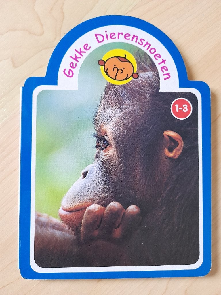 GEKKE DIERENSNOETEN Gekartonneerd 1-3 jaar, Ophalen of Verzenden, Zo goed als nieuw, Sprookjes