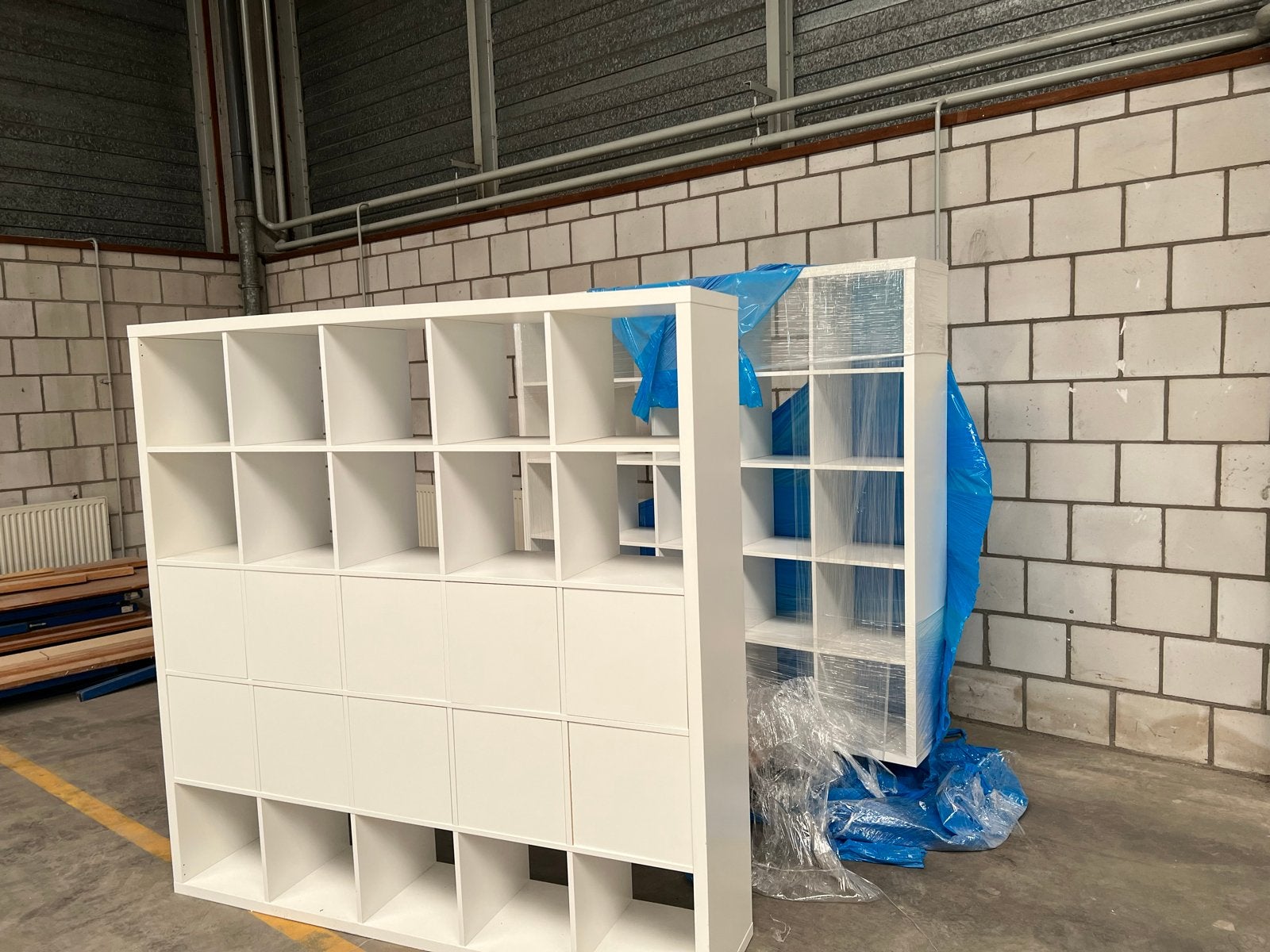 2 Nieuwe Witte Kasten met Vakken en Lades, Ophalen, Nieuw