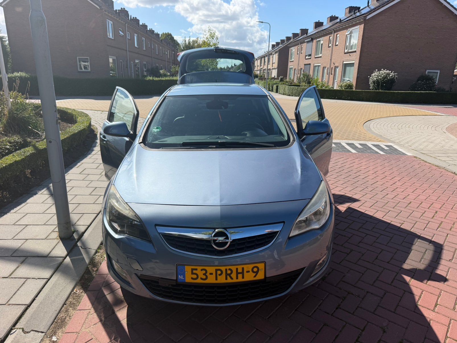 Opel Astra 1.4 Turbo 88KW 5D 2011 Blauw, Auto's, Voorwielaandrijving, 680 kg, 4 cilinders, Blauw