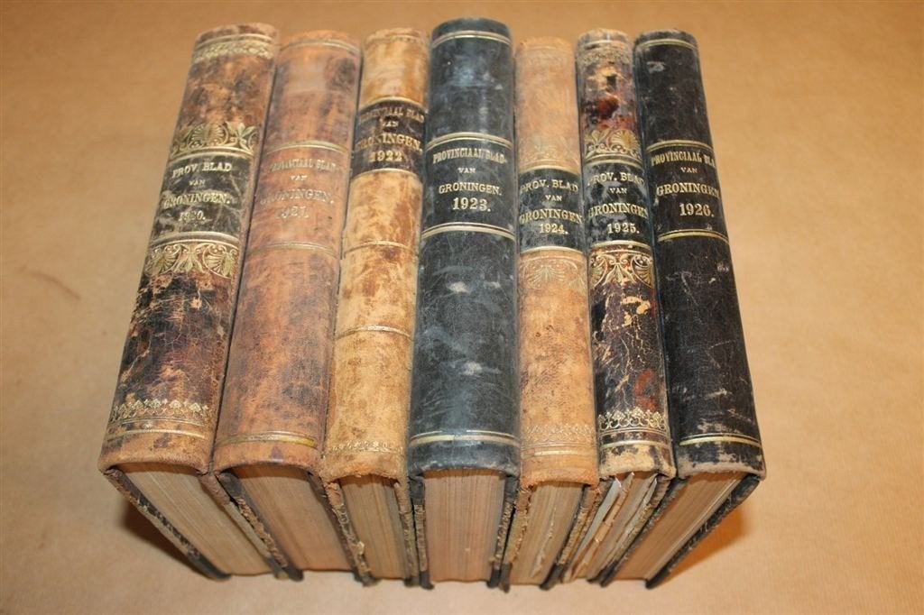 Provinciaal Blad Groningen - 1920 t/m 1926, Ophalen of Verzenden, Gelezen