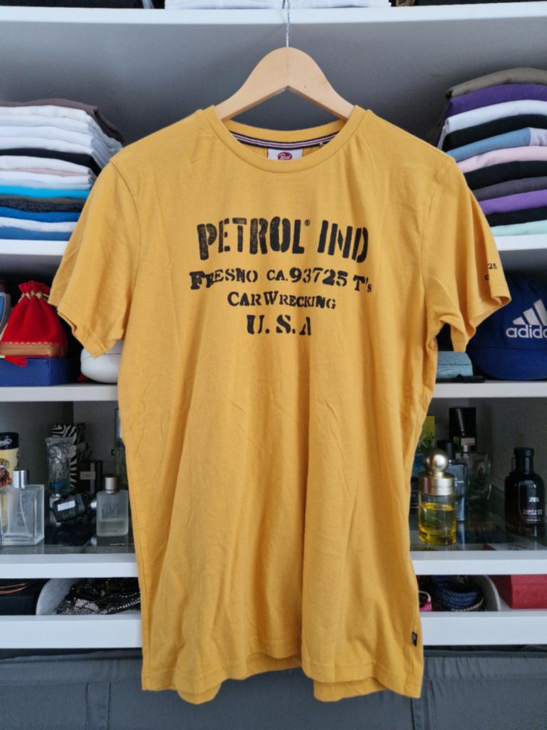 Geel T-shirt Petrol maat M, Maat 48/50 (M), Geel, Nieuw, Ophalen of Verzenden