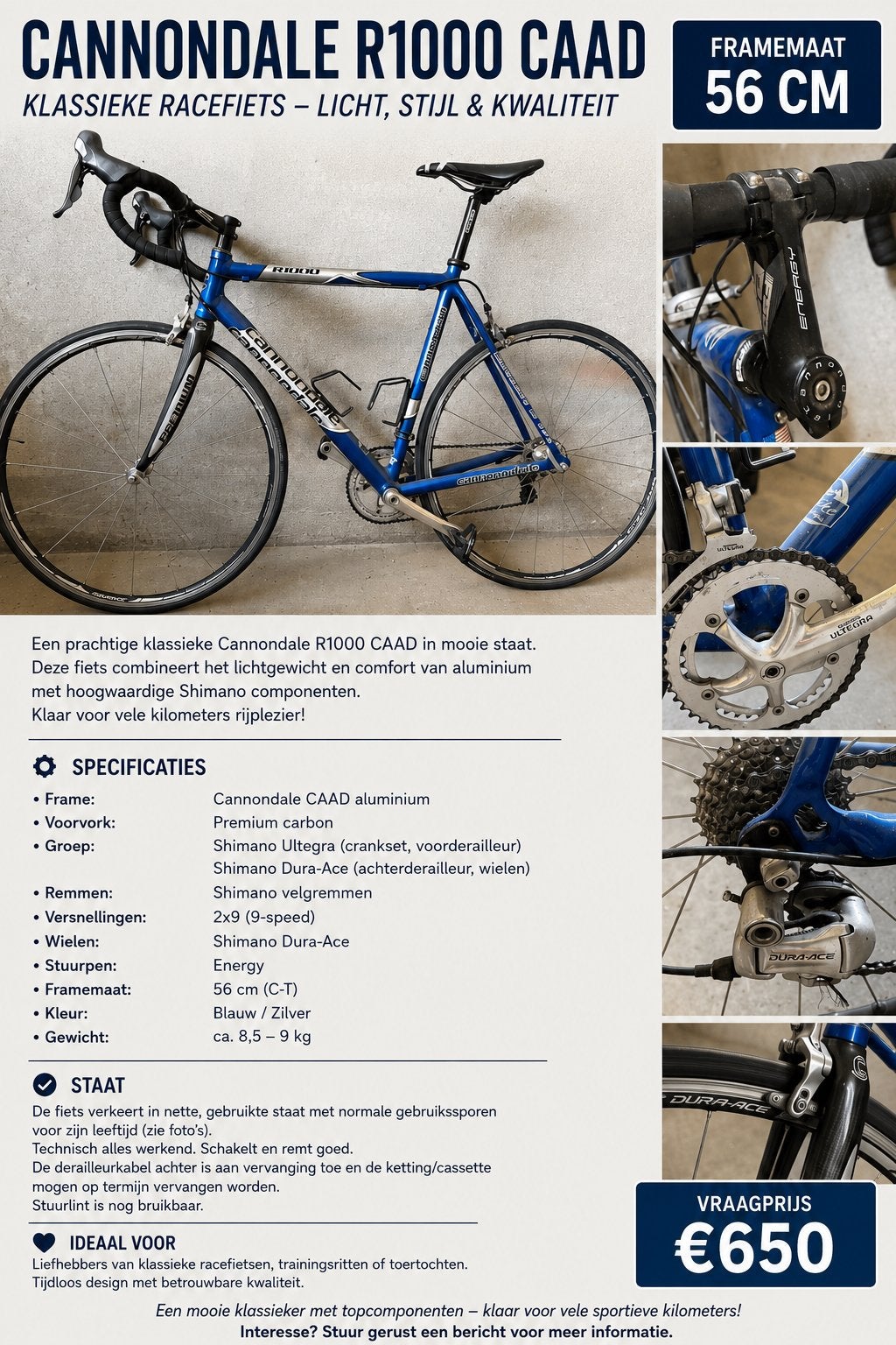 Renfiets in goede staat., Ophalen, Zo goed als nieuw, Overige typen