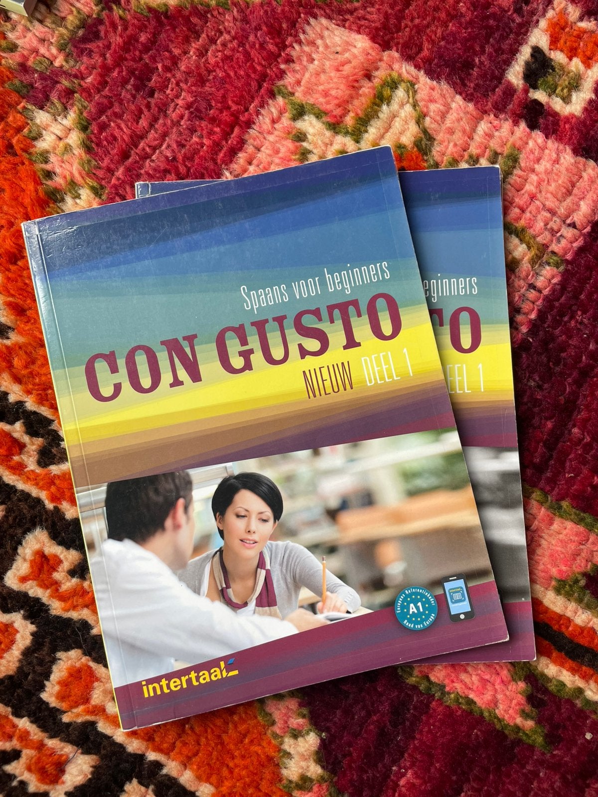 Con gusto nieuw deel 1 + werkboek, Boeken, Studieboeken en Cursussen, Gelezen, Ribas, Beta, HBO