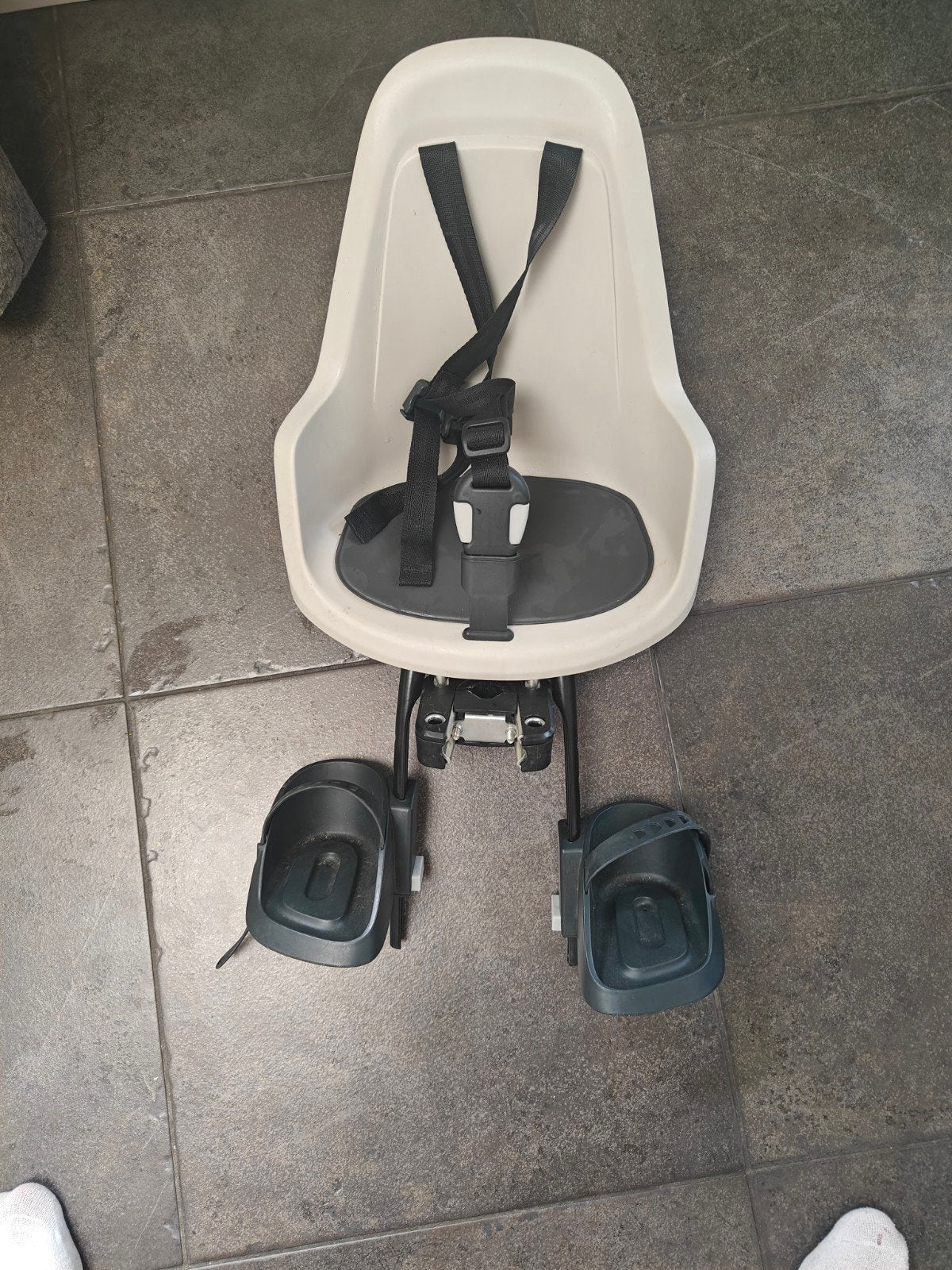 Bobike fietsstoeltje voor voorop - beige/zwart, Ophalen, Voorzitje, Bobike, 0 t/m 13 kg