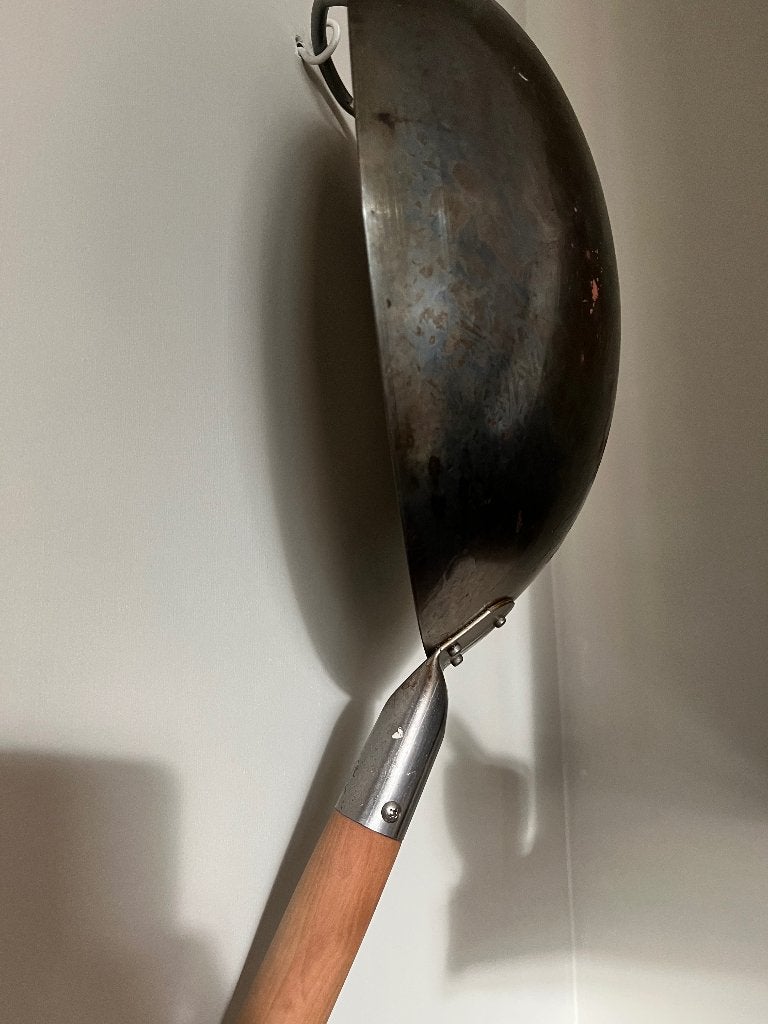 Grote wok pan, Tefal, Nieuw, Ophalen of Verzenden, Rvs