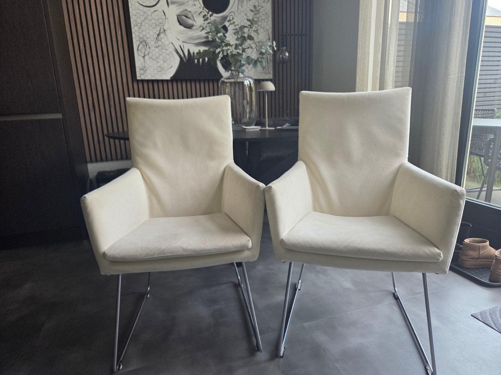 Label, Donna, Gerard van den Berg, stoelen 2x, Ophalen, Modern, Comfortabel, Gebruikt, Twee