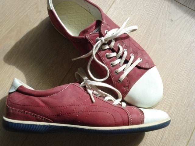 Amper gedragen leren ECCO gympen maat 37, Ecco, Ophalen of Verzenden, Rood, Sneakers of Gympen