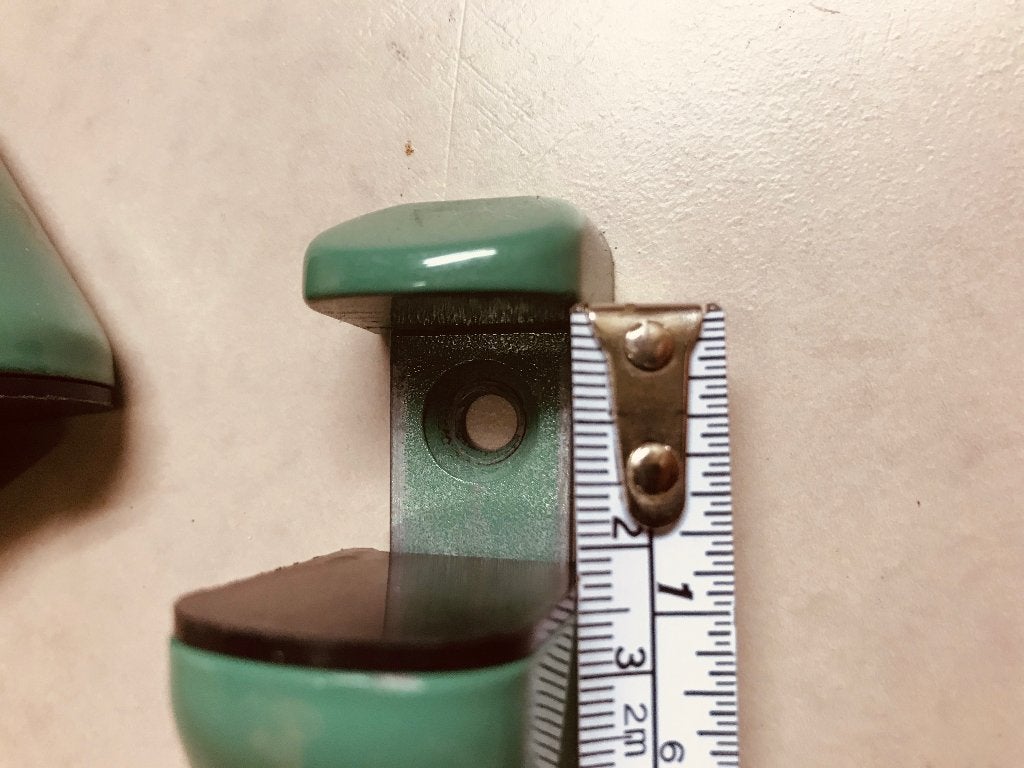 Vintage Groene Plankdragers (2 stuks), Ophalen of Verzenden, Gebruikt