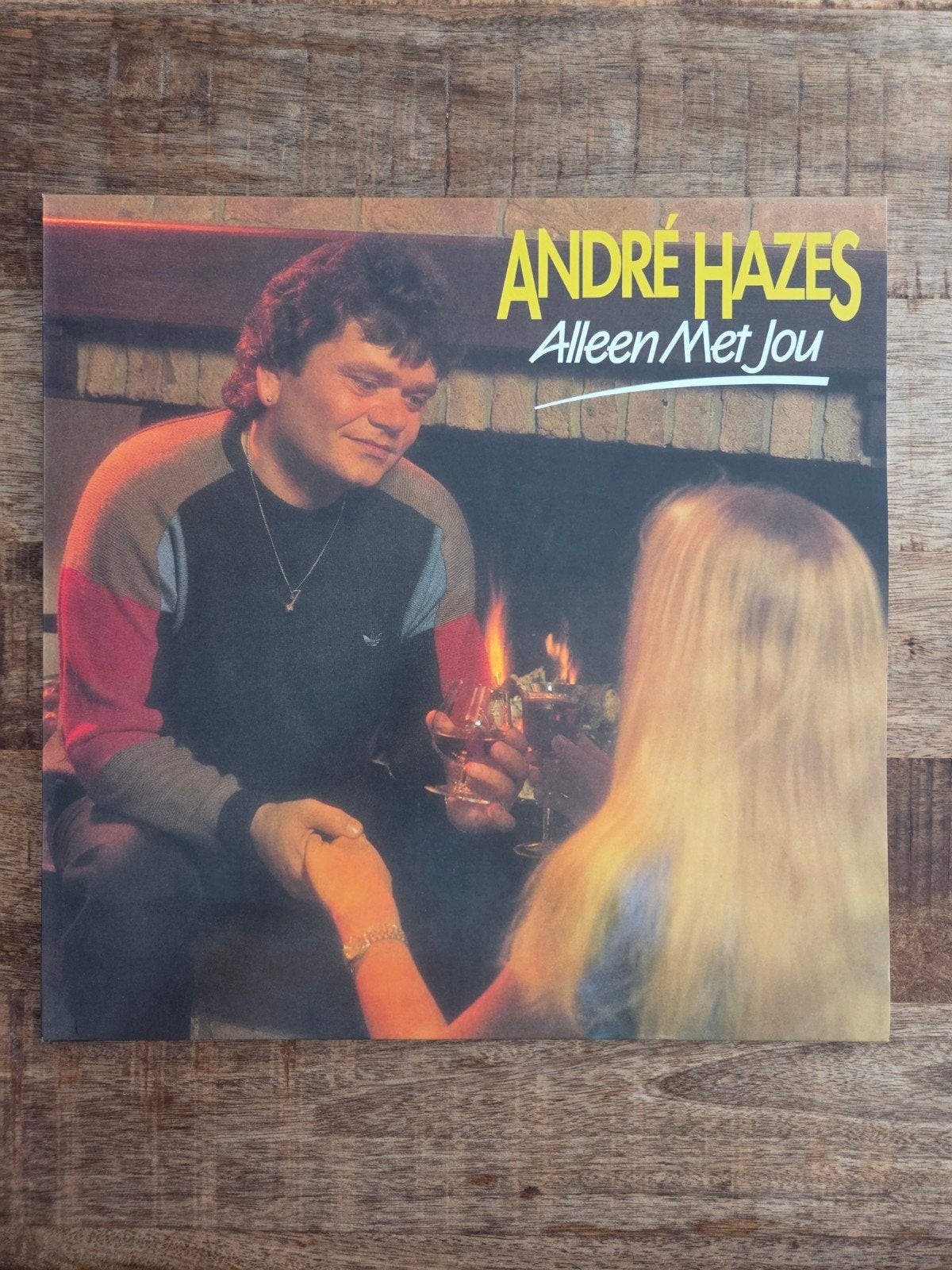 Lp André hazes alleen met jou, Ophalen of Verzenden, Zo goed als nieuw, 12 inch, Levenslied of Smartlap