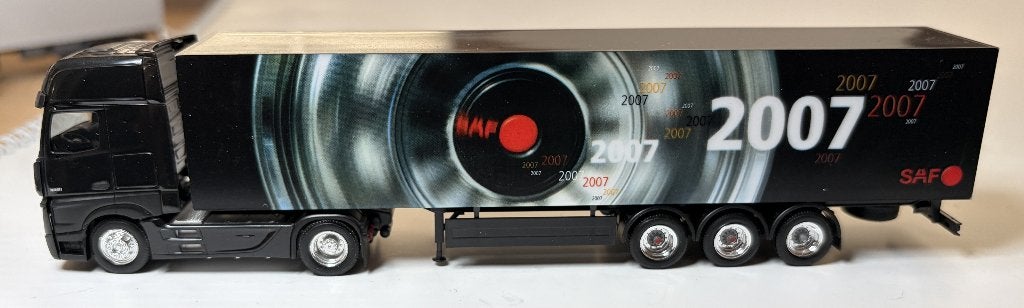 Herpa MB Actros Gigaspace SAF, Verzenden, Nieuw, Bus of Vrachtwagen, Herpa