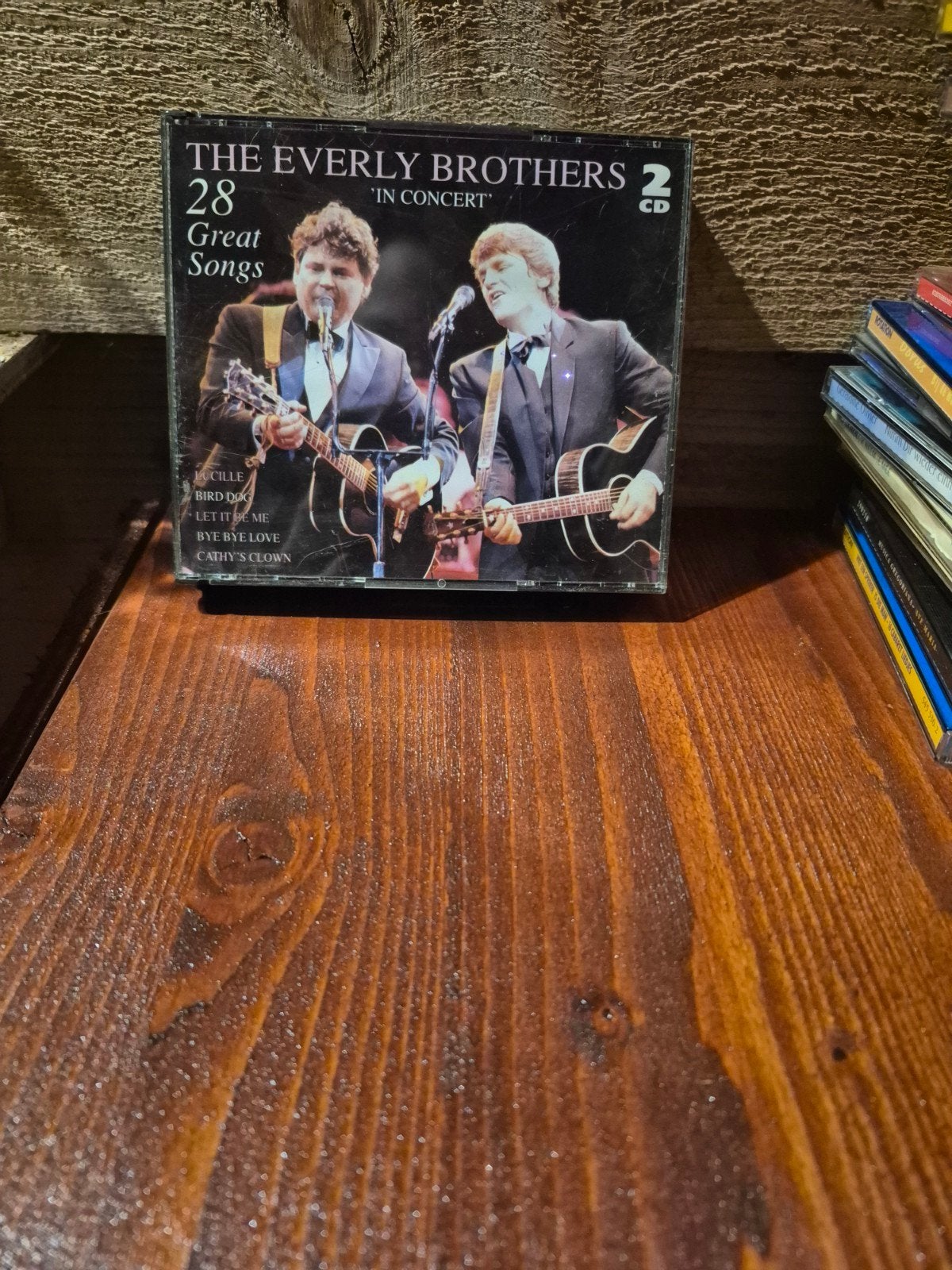 The Everly Brothers - 28 Great Songs 'In Concert' 2 CD, Gebruikt, Pop, Ophalen of Verzenden, Live-album