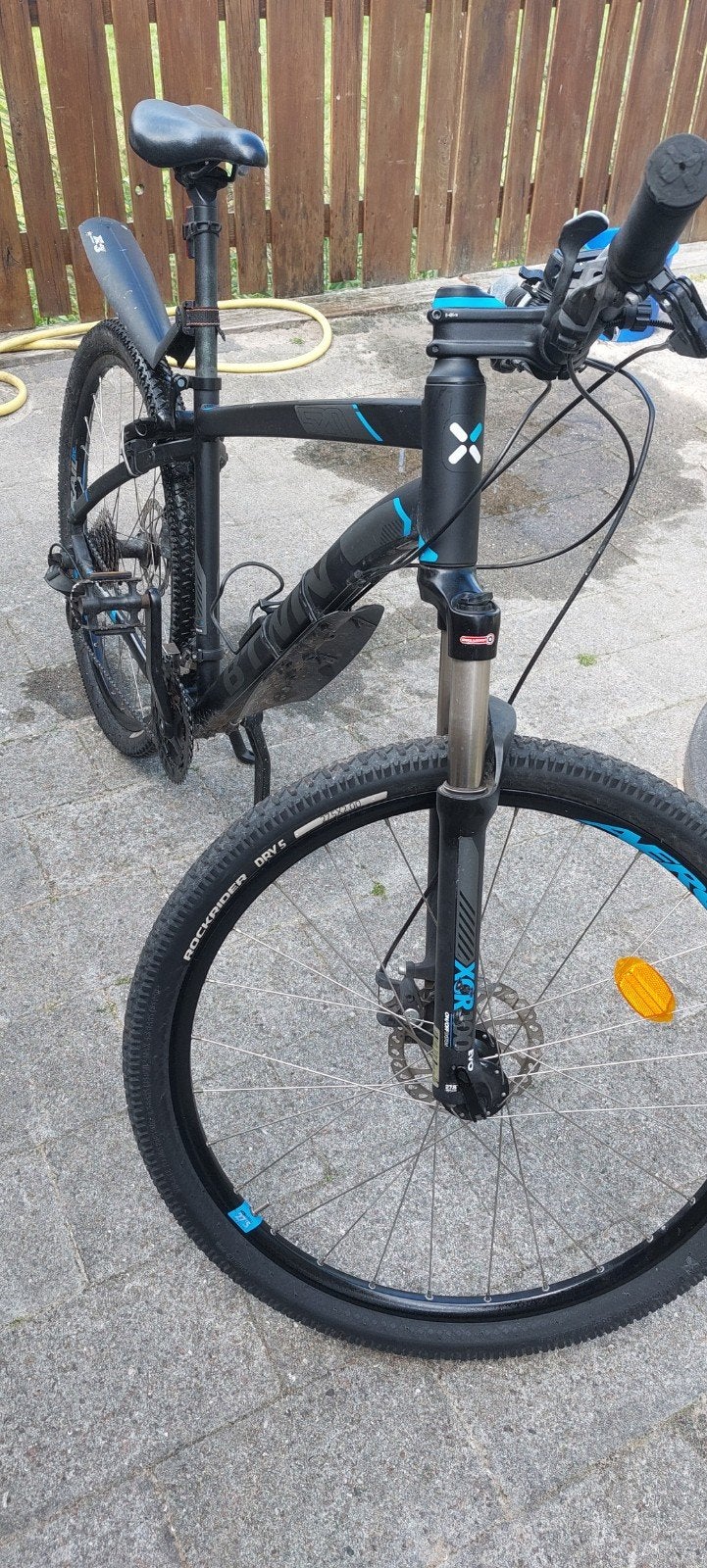 mtb rockrider btwin, Gebruikt, Fully, 45 tot 49 cm, Schijfrem