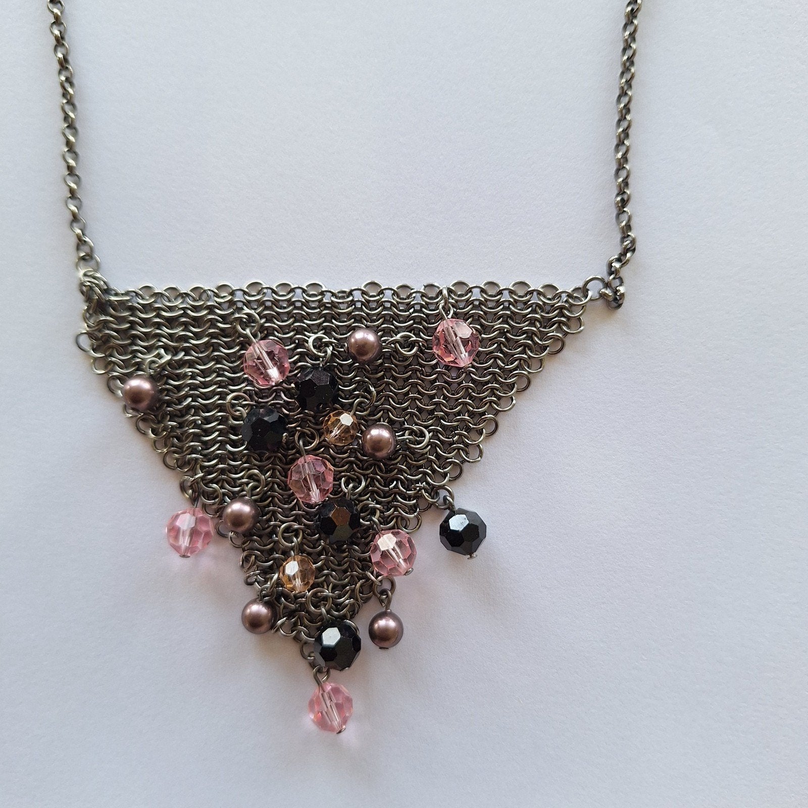 Swarovski ketting met kralen, Ophalen of Verzenden
