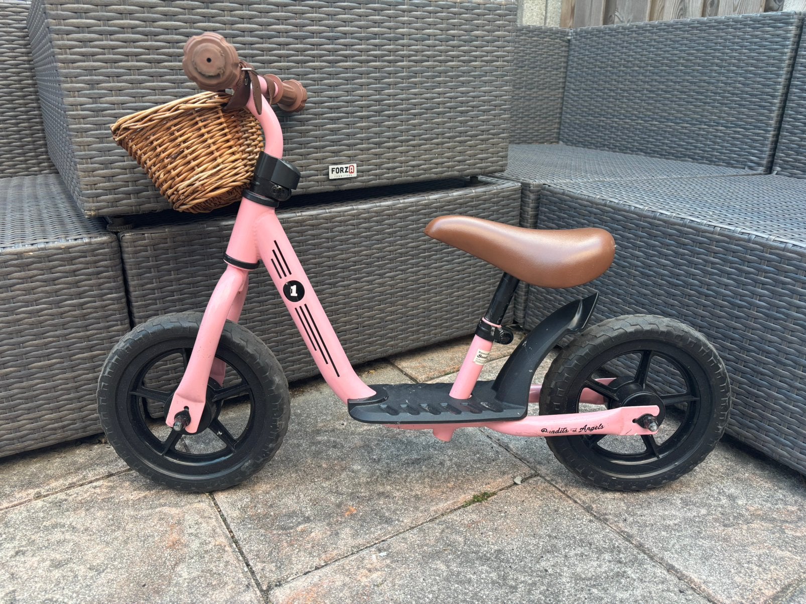 Loopfiets - Bandits and Angels, Ophalen, Zo goed als nieuw, Loopfiets