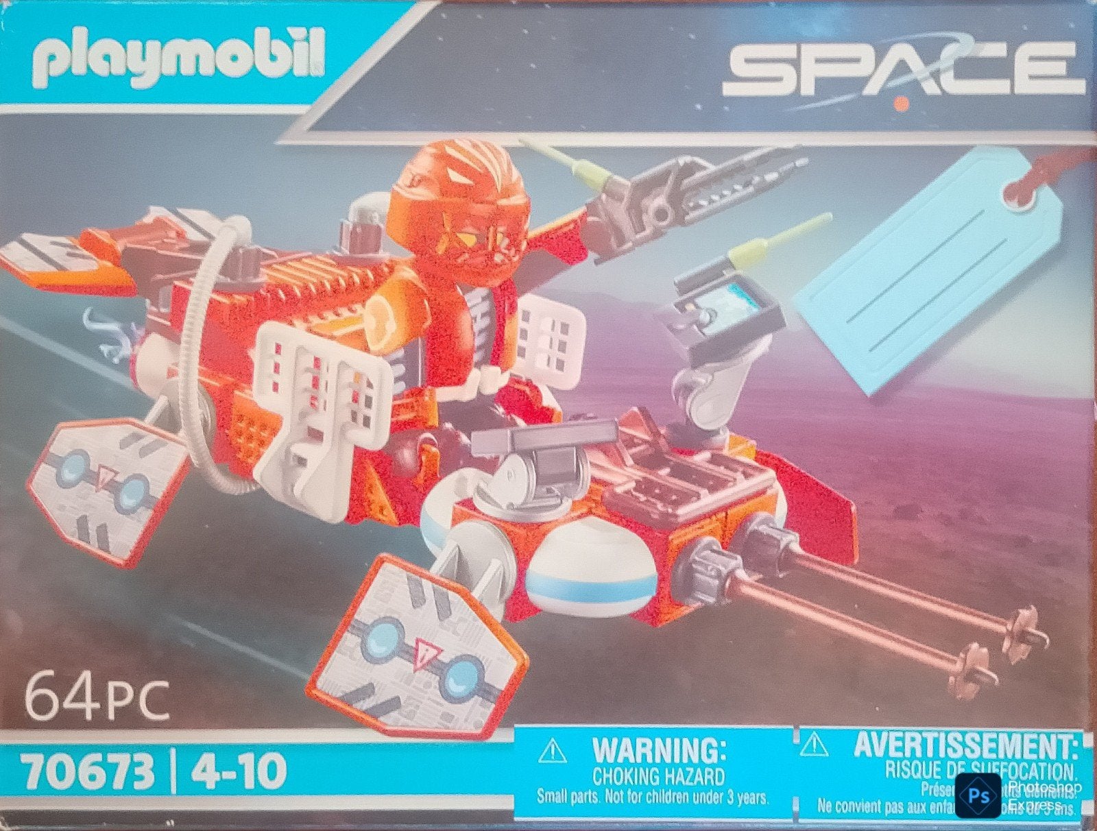 Space Gift Set Space Speeder 70673, Kinderen en Baby's, Speelgoed | Playmobil, Ophalen of Verzenden, Zo goed als nieuw, Complete set