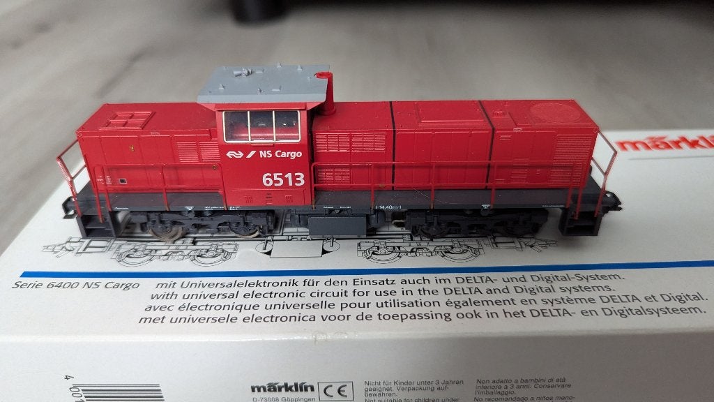 Märklin 33641 NS Cargo serie 6400 defect., Hobby en Vrije tijd, Ophalen, Wisselstroom, Gebruikt, Locomotief