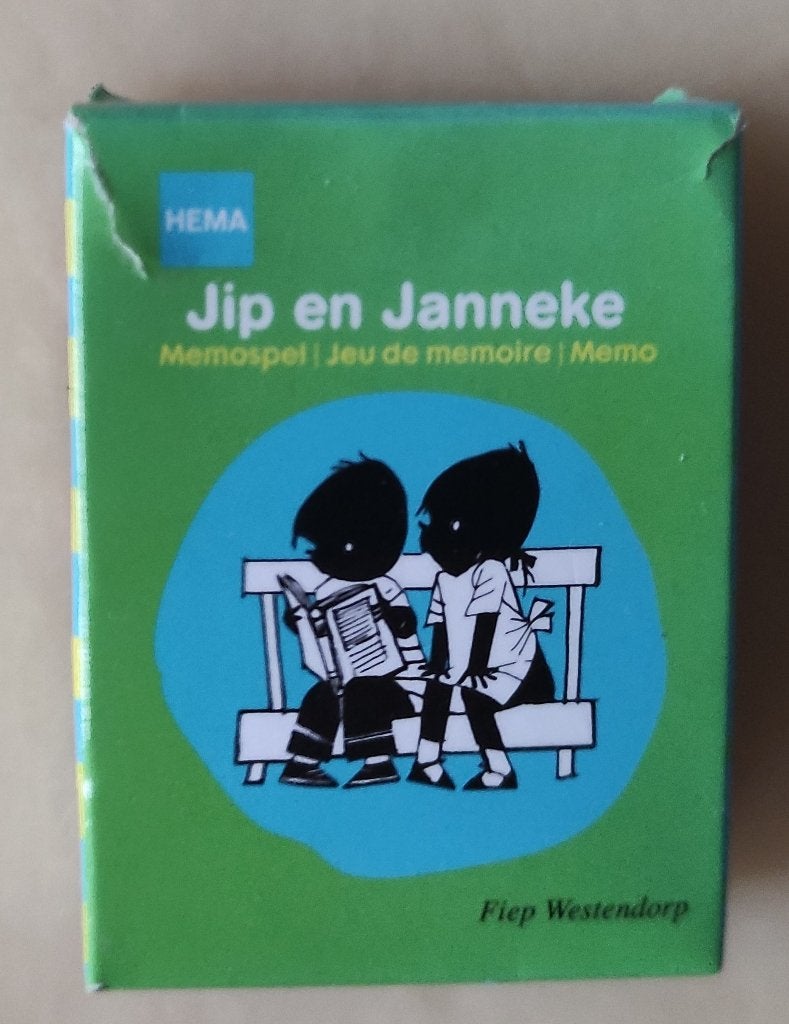 klein memory geheugenspel van jip en janneke met 36 kaartjes, Ophalen of Verzenden, Zo goed als nieuw, Puzzelen
