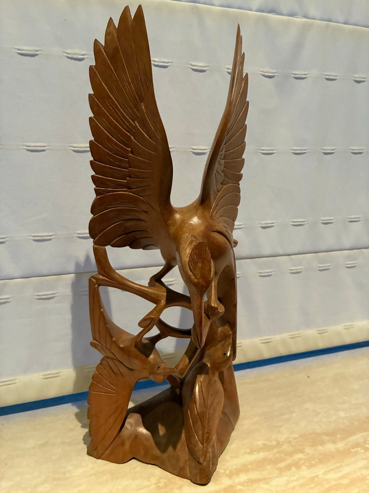 Houtsnijwerk Indonesische Kolonies - 34 cm hoog, Antiek en Kunst, Kunst | Beelden en Houtsnijwerken, Houtsnijwerk, Ophalen of Verzenden