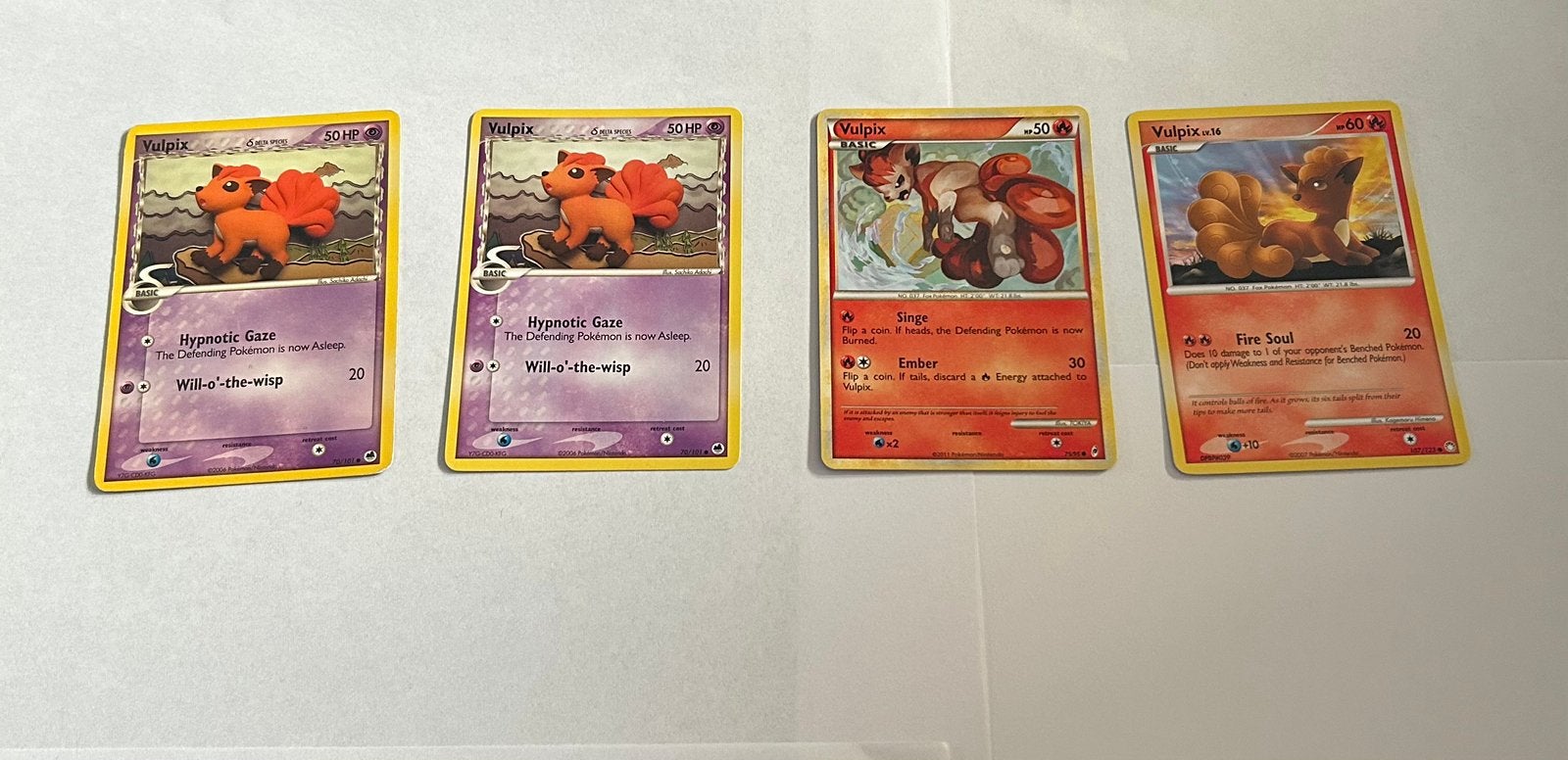 Pokemon  vulpix kaarten, Ophalen, Zo goed als nieuw