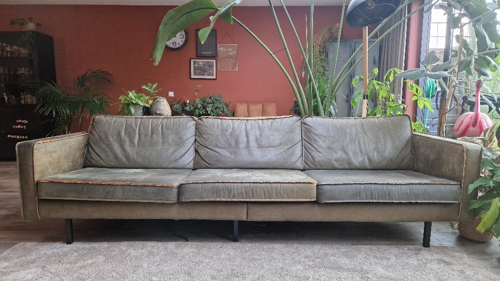 Woood Rodeo bank, Huis en Inrichting, Banken | Bankstellen, Ophalen, Kunststof, Gebruikt, 300 cm of meer
