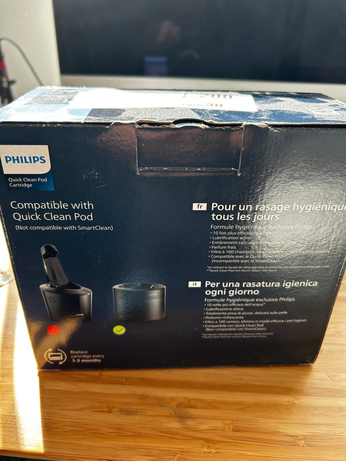 Philips Quick Clean Pod Cartridge - Nieuw in doos, Witgoed en Apparatuur, Persoonlijke-verzorgingsapparatuur, Ophalen, Nieuw, Scheren en Epileren