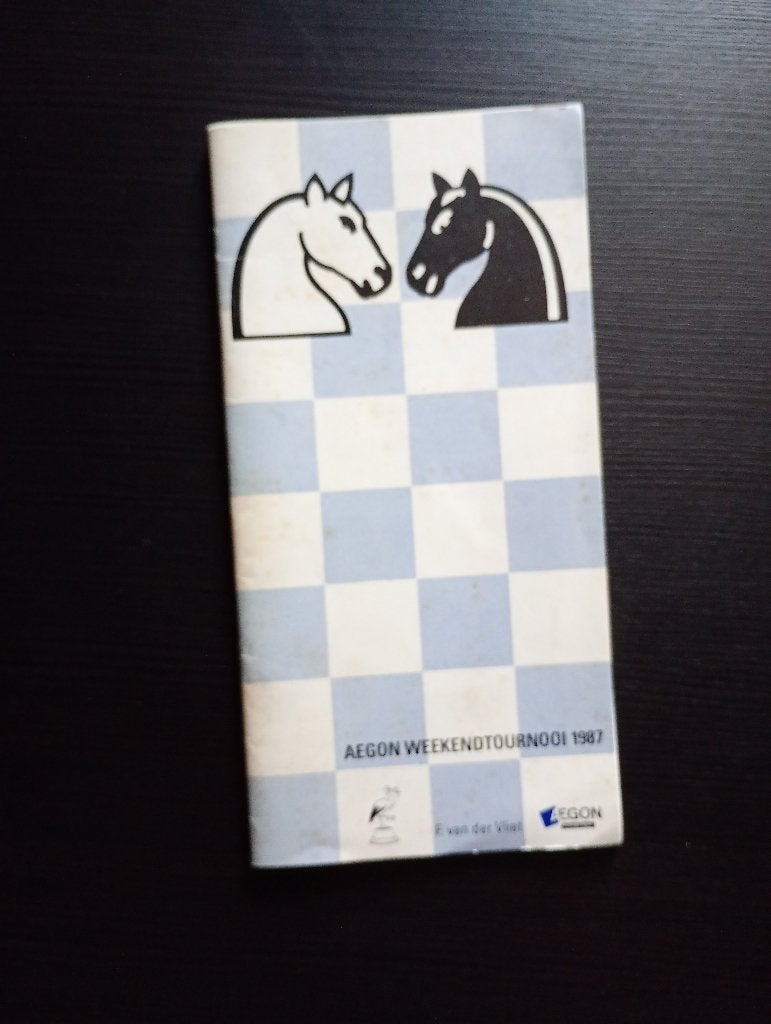 schaken Aegon 1987, Ophalen of Verzenden, Minder dan 500 stukjes, Zo goed als nieuw, Schaken