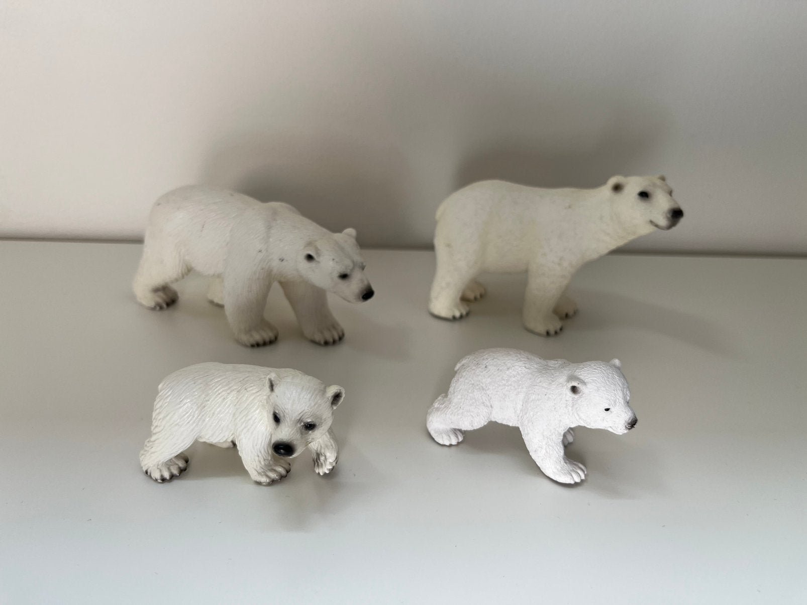 Schleich - ijsbeer familie, Ophalen of Verzenden, Gebruikt, Jongen of Meisje