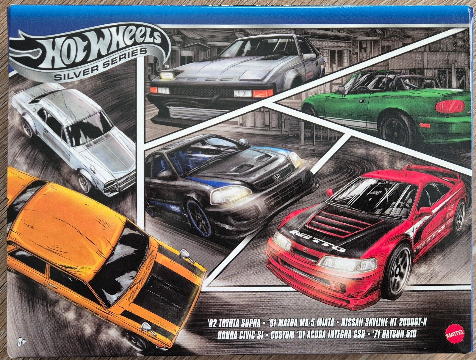 Hot Wheels Selverscreen series 'Streets of Japan' set van 6, Ophalen of Verzenden
