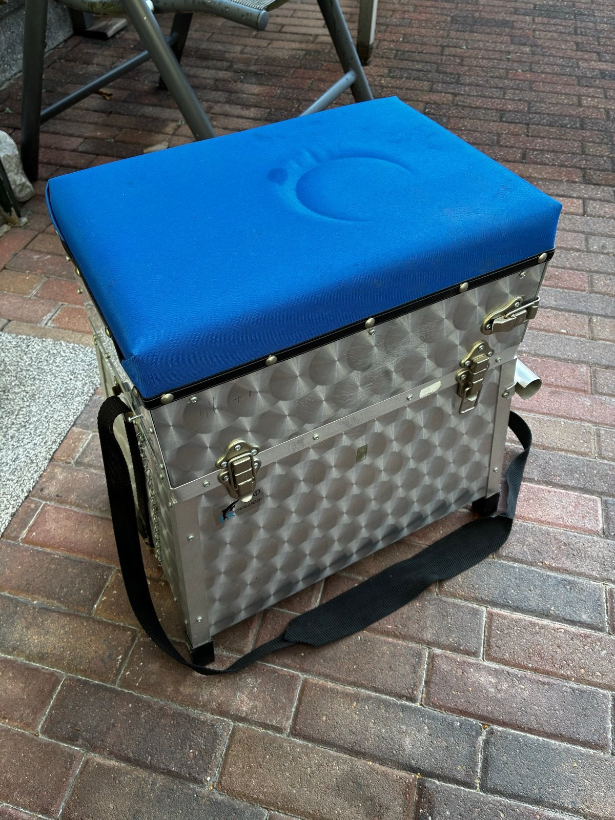 Viskoffer uko holland met zitje en accessoires, Ophalen, Gebruikt, Overige typen