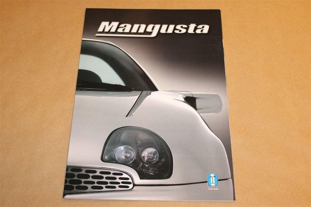 Zeldzame brochure - Qvale Mangusta [De Tomaso] 1999, Ophalen of Verzenden, Zo goed als nieuw, Overige merken