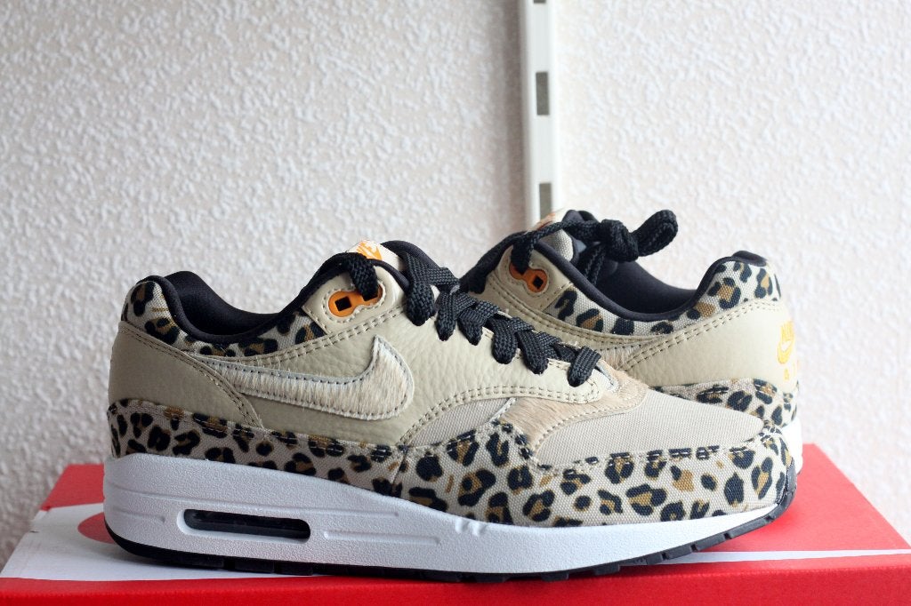Nike air max 1 leopard animal atmos us 7 eu 38 nieuw new, Zwart, Nike, Nieuw, Ophalen of Verzenden