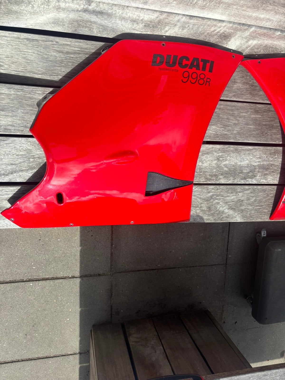 Ducati 998r kappenset carbon met tank origineel, Motoren, Onderdelen | Ducati, Ophalen of Verzenden