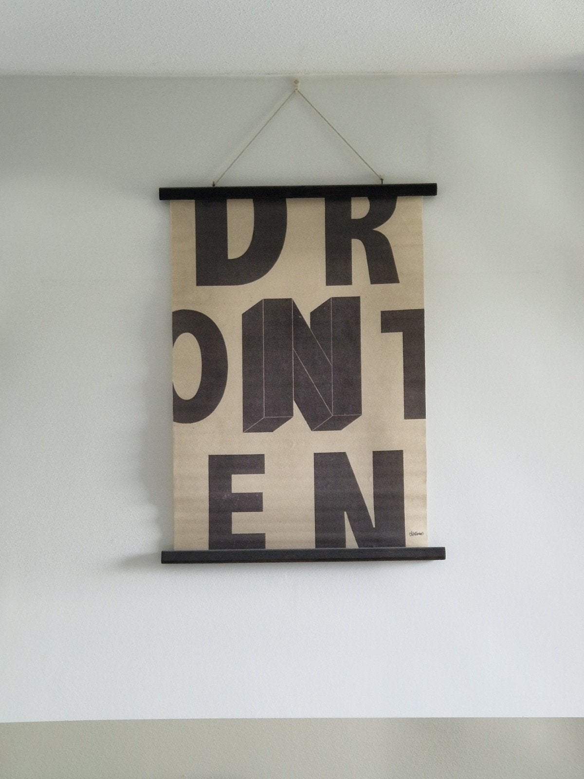 HK Living wanddecoratie, Meerkleurig, Ophalen of Verzenden, Zo goed als nieuw, Met ophangsysteem