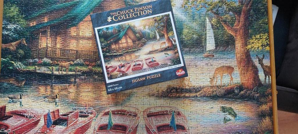 The Chuck Pinson Collection -   Seaside Dreams, Hobby en Vrije tijd, Denksport en Puzzels, Ophalen of Verzenden, 500 t/m 1500 stukjes
