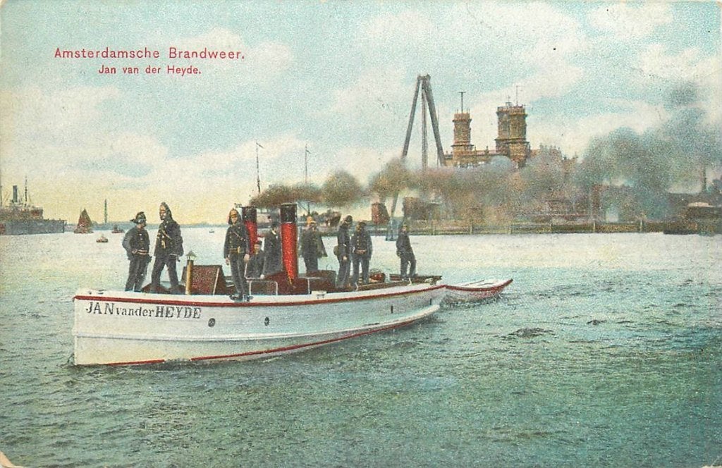 701-261-013 Amsterdam Brandweer, Ophalen of Verzenden, Voor 1920, Noord-Holland