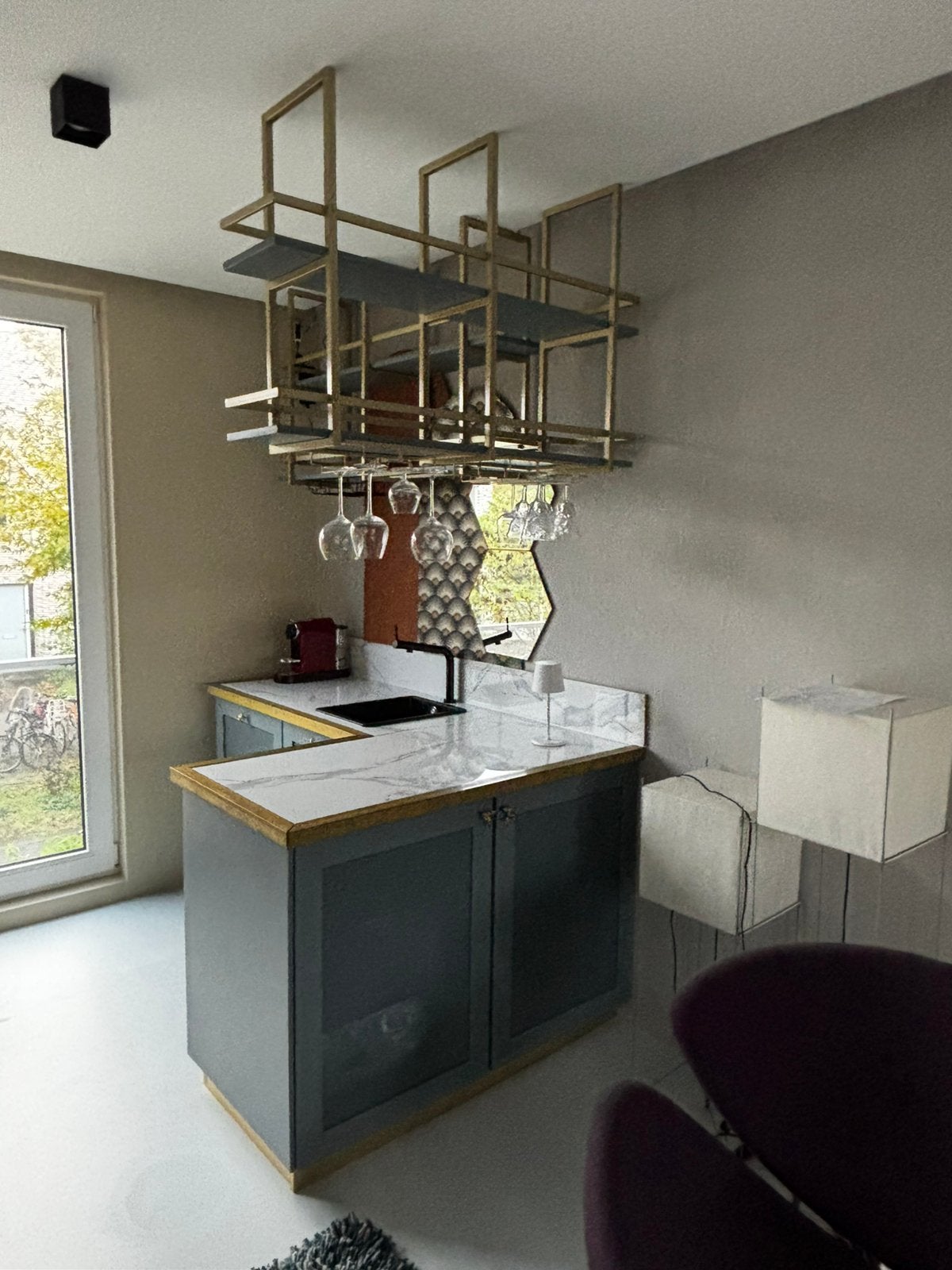 Kitchenette/pantry, Ophalen, 150 tot 200 cm, Overige houtsoorten, Minder dan 100 cm