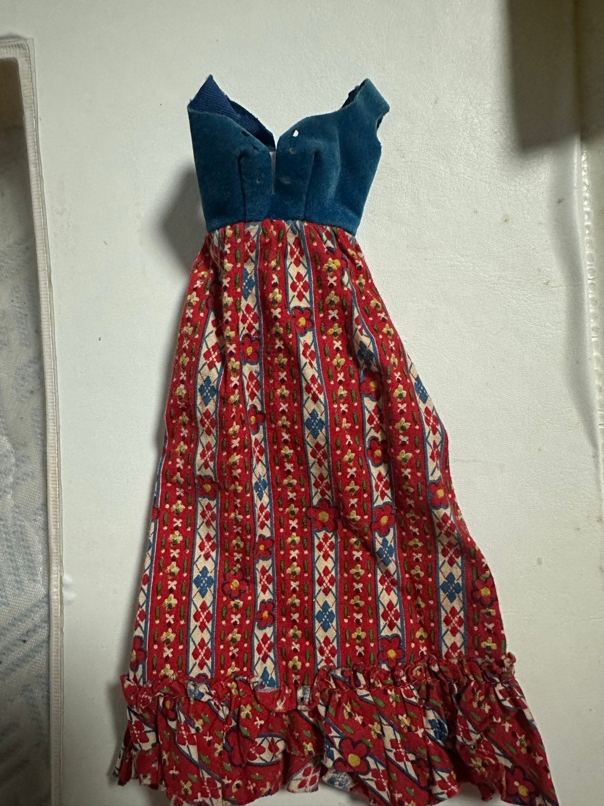 Growin pretty jurk barbie vintage 1970, Ophalen of Verzenden, Gebruikt, Kleertjes