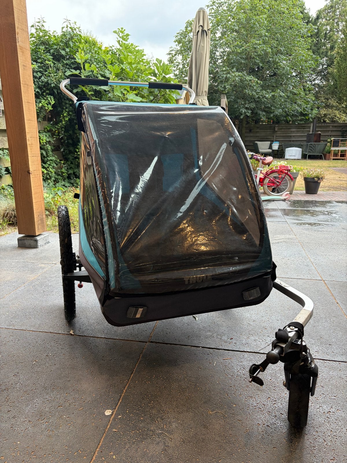 Thule Coaster XT Kinderkar/Fietskar, Ophalen, Gebruikt, Opvouwbaar, Kinderkar